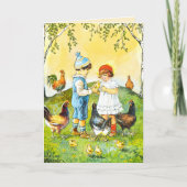 スウィートヴィンテージジェニーニストロムハッピーイースター カード (正面)