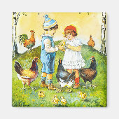 スウィートヴィンテージジェニーニストロムハッピーイースター マグネット (正面)