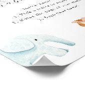 スウィートヴィンテージベビーおもちゃベビー初のアルファベットブック ポスター (角)