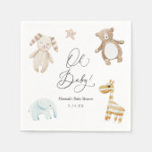 スウィートヴィンテージベビーシャワーOhベビーナプキンス スタンダードカクテルナプキン (正面)