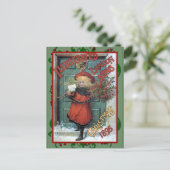 スウィートヴィンテージホリデーアートオンカードポストカード シーズンポストカード (スタンド正面)