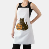 スウィート不気味ハロウィン子猫クラシックTシャツ エプロン (インサイチュ)