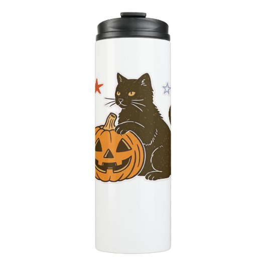 スウィート不気味ハロウィン子猫クラシックTシャツ タンブラー (正面)
