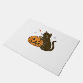 スウィート不気味ハロウィン子猫クラシックTシャツ ドアマット (アングル)