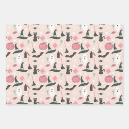 スウィート不気味ハロウィーン誕生日 ラッピングペーパーシート