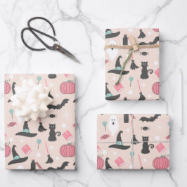 スウィート不気味ハロウィーン誕生日 ラッピングペーパーシート