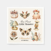 スウィート不気味ワンお祝い スタンダードカクテルナプキン (正面)