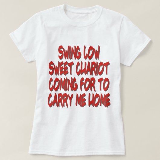 スウィート低車を振る Tシャツ (デザイン正面)