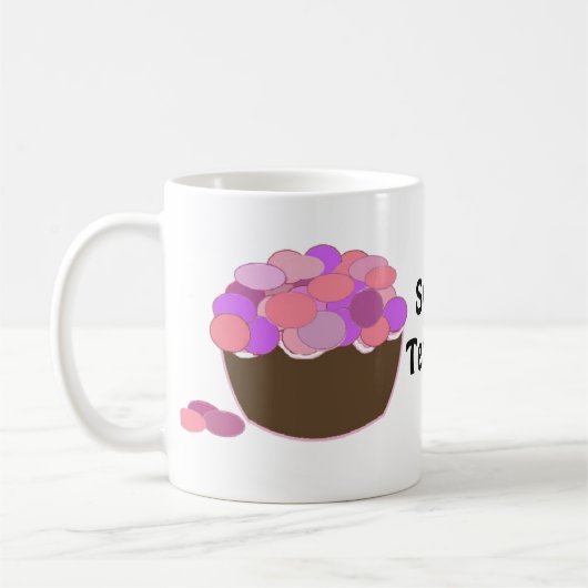 スウィート先生スマーティカップケーキ コーヒーマグカップ (左)
