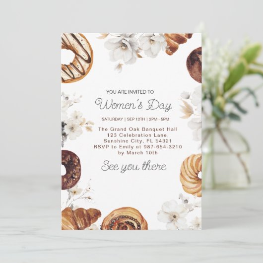スウィート女性の日ブランチ歴史月間 招待状 (スタンド正面)