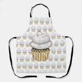 スウィート婚約カップケーキ エプロン (正面)