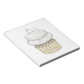 スウィート婚約カップケーキ ノートパッド (アングル)