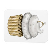 スウィート婚約カップケーキ マグネット (横)