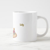 スウィート小さな女の子ハッピーバースデー ジャンボコーヒーマグカップ (右)