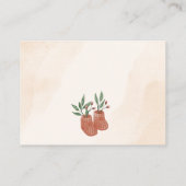 スウィート小さな女の子ボホアツおむつラッフル エンクロージャーカード (裏面)