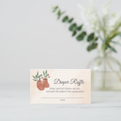 スウィート小さな女の子ボホアツおむつラッフル エンクロージャーカード (スタンド正面)