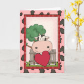 スウィート愛あなた誕生日詩 カード (黄色い花)