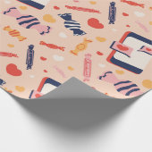 スウィート文字ラブラッピング紙 ラッピングペーパー (角)