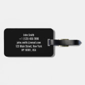 スウィート日本のダンゴトリオかわいい ラゲッジタグ (裏面横)