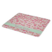 スウィート春いちごパーソナライズされた カッティングボード (角)