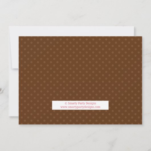 スウィート春バニーボーイベビーシャワー招待状 招待状 (裏面)