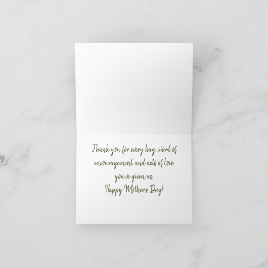 スウィート春フローラ母の日 カード (内部)