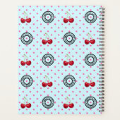 スウィート様さくらんぼレトロヴィンテージパターンハート4 プランナー手帳 (裏面)