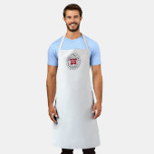 スウィート様さくらんぼSTEPMUMレトロカスタムヴィンテージW エプロン (着用した状態)