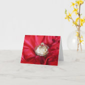 スウィート正午心地よいグリーティングカード カード (黄色い花)