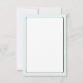 スウィート気持ちベビーシャワーサンキューカード サンキューカード (裏面)