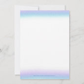 スウィート気持ちベビーシャワー招待状 招待状 (裏面)