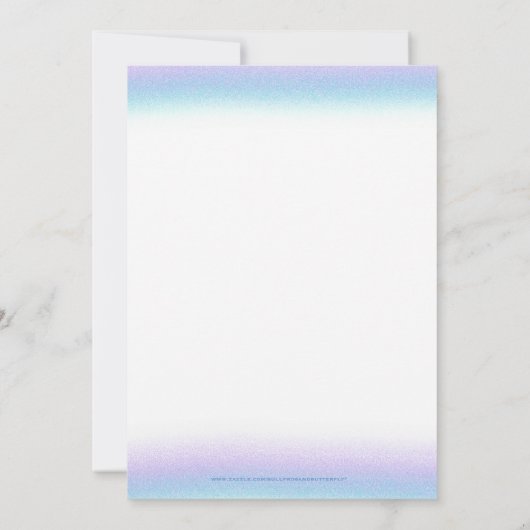 スウィート気持ちベビーシャワー招待状 招待状 (裏面)