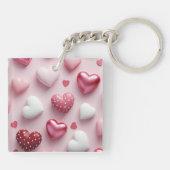 スウィート水玉模様キーチェーン キーホルダー (裏面)