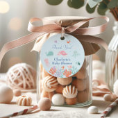 スウィート海ブルーシーフレンズ赤ちゃんシャワー フェイバータグ