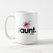 スウィート牡丹最高の叔母エバー15ozコーヒーマグ コーヒーマグカップ (左)