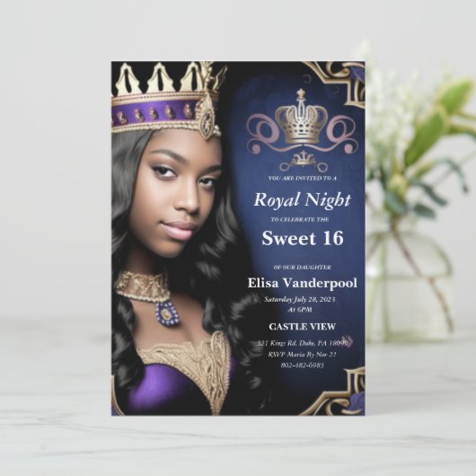 スウィート王室の16招待状 招待状 (スタンド正面)