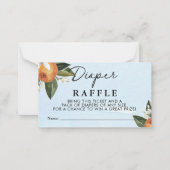 スウィート男の赤ちゃんクレメンチンボーイオムツラッフル ノートカード (正面)