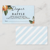 スウィート男の赤ちゃんクレメンチンボーイオムツラッフル ノートカード (正面/裏面)