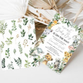 スウィート男の赤ちゃんサファリベイビーシャワー 招待状