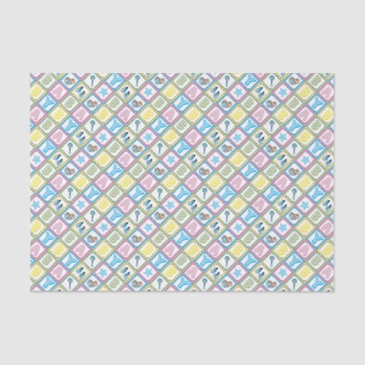 スウィート男の赤ちゃんスクウェア 薄葉紙 (正面)