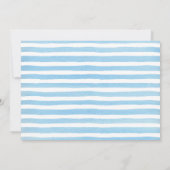 スウィート男の赤ちゃんバニーベビーシャワー招待状 招待状 (裏面)