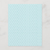 スウィート男の赤ちゃんブルースクラップブック紙 (裏面)