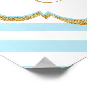 スウィート男の赤ちゃん子供部屋ポスター ポスター (角)