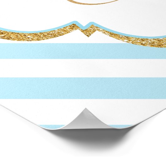 スウィート男の赤ちゃん子供部屋ポスター ポスター (角)