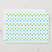 スウィート男の赤ちゃん誕生のお知らせ 案内状 (裏面)