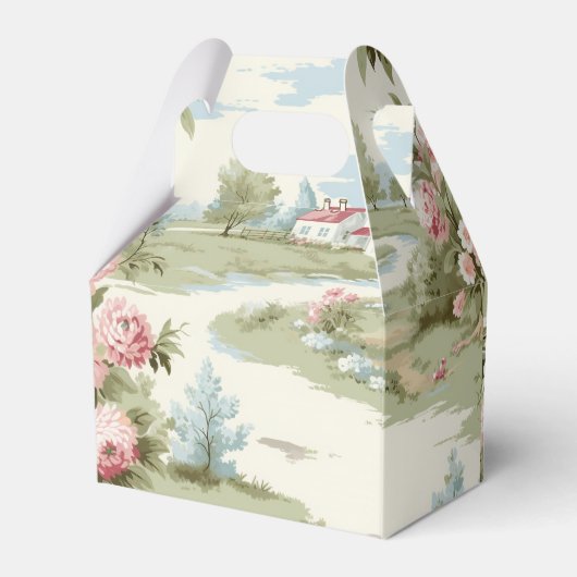 スウィート素朴カントリーホームフローラ風景 フェイバーボックス (裏面サイド)