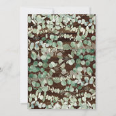 スウィート素朴コアラベアベビーシャワー招待状 招待状 (裏面)