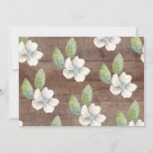 スウィート素朴ディアニュートラルベビーシャワー招待状 招待状 (裏面)