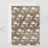 スウィート素朴ディアニュートラルベビーシャワー招待状 招待状 (裏面)