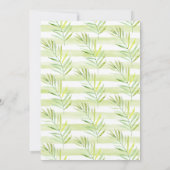 スウィート素朴モンキーボーイ赤ちゃんシャワー招待状 招待状 (裏面)